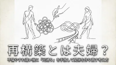 再構築 と は 夫婦？不倫やすれ違い後に「元通り」を手放して関係を作り直す考え方
