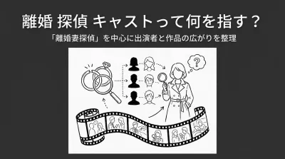 離婚 探偵 キャストって何を指す？「離婚妻探偵」を中心に出演者と作品の広がりを整理