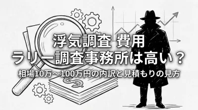 浮気調査 費用 ラリー調査事務所は高い？相場10万〜100万円の内訳と見積もりの見方