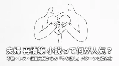 夫婦 再構築 小説って何が人気？不倫・レス・仮面夫婦からの「やり直し」パターンと読み方