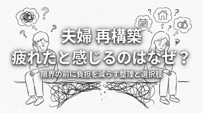 夫婦 再構築 疲れたと感じるのはなぜ？限界の前に負担を減らす整理と選択肢
