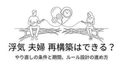浮気 夫婦 再構築はできる？やり直しの条件と期間、ルール設計の進め方