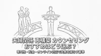夫婦関係 再構築 カウンセリング おすすめはどう選ぶ？専門性・料金・オンライン対応で失敗を減らす基準