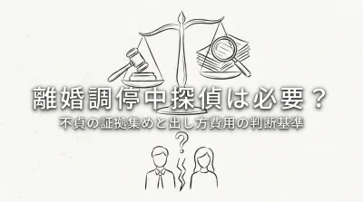 離婚 調停 中 探偵は必要？不貞の証拠集めと出し方費用の判断基準