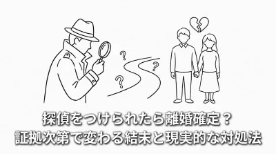 探偵をつけられたら離婚確定？証拠次第で変わる結末と現実的な対処法（探偵 つけられた 離婚）