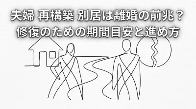 夫婦 再構築 別居は離婚の前兆？修復のための期間目安と進め方