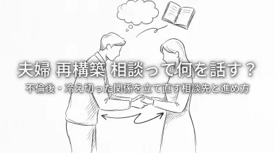 夫婦 再構築 相談って何を話す？不倫後・冷え切った関係を立て直す相談先と進め方