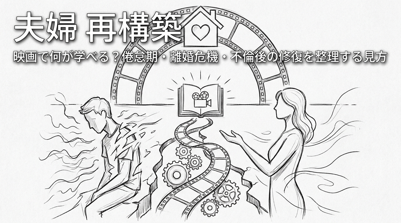 夫婦 再構築 映画で何が学べる？倦怠期・離婚危機・不倫後の修復を整理する見方