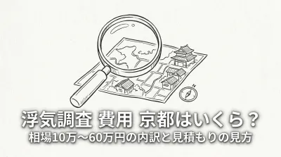 浮気調査 費用 京都はいくら？相場10万〜60万円の内訳と見積もりの見方