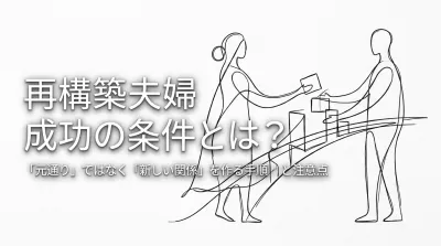 再構築 夫婦 成功の条件とは？「元通り」ではなく「新しい関係」を作る手順と注意点