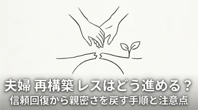 夫婦 再構築 レスはどう進める？信頼回復から親密さを戻す手順と注意点