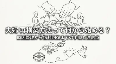 夫婦 再構築 方法って何から始める？原因整理から信頼回復までの手順と注意点