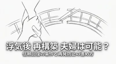 浮気後 再構築 夫婦は可能？信頼回復の条件と再発防止の進め方