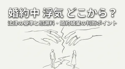 婚約中 浮気 どこから？法律の基準と慰謝料・婚約破棄の判断ポイント