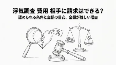 浮気調査 費用 相手に請求はできる？認められる条件と金額の目安、全額が難しい理由