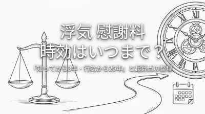 浮気 慰謝料 時効はいつまで？「知ってから3年・行為から20年」と起算点の整理