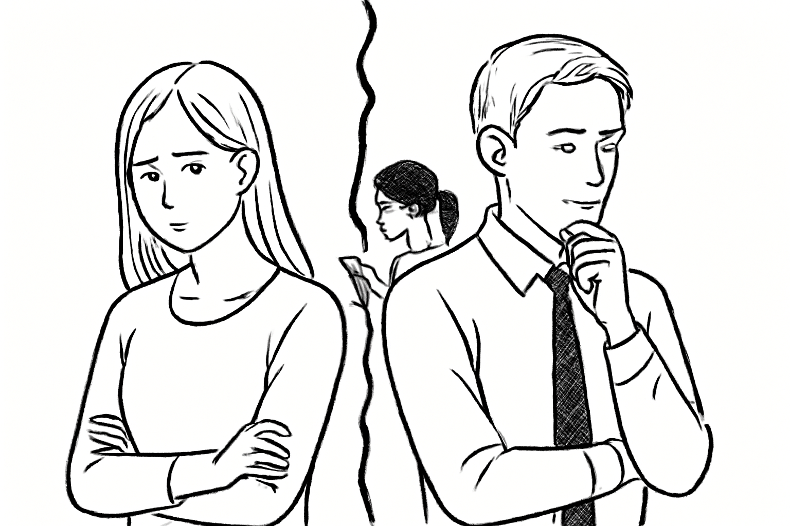 結婚していない相手の浮気は原則として慰謝料請求が難しい